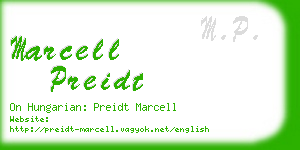 marcell preidt business card